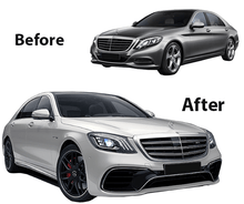 Load image into Gallery viewer, Forged LA Aftermarket 14-17 W222 S-Class AMG Style 2018+ Body Kit S63 S65 FULL FACELIFT