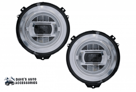 Forged LA Aftermarket 2019+ Style White LED Headlights | G63 G500 G550 W463 07-18 Facelift