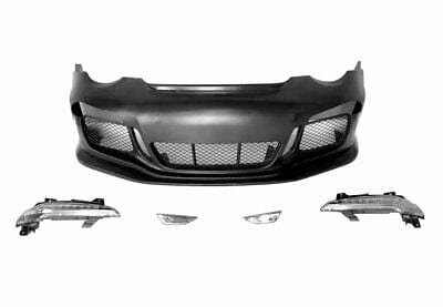 Forged LA Aftermarket "991 GT3 RS Style" Front Bumper + DRL Fits 05-12 Carrera 911 997
