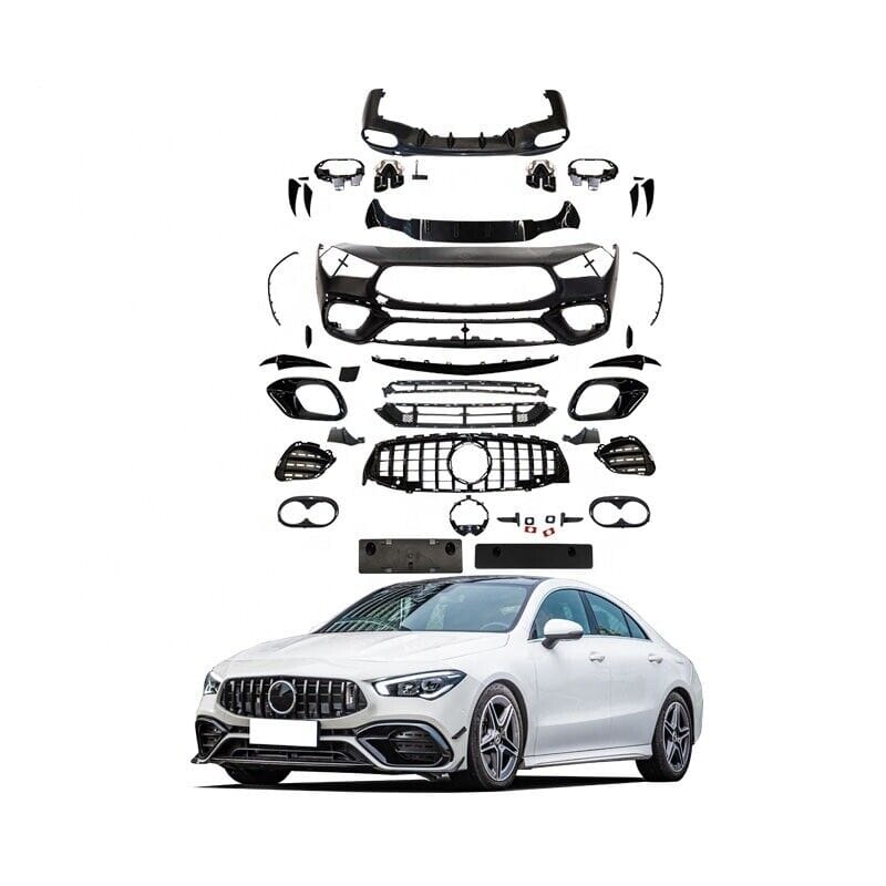 Forged LA Aftermarket AMG style body kit for 20-22 Mercedes Benz CLA Front / Rear Bumper