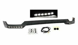 Forged LA Aftermarket B-Style Front Bumper Lower Lip White LED DRL G63 AMG Spoiler G-Wagon