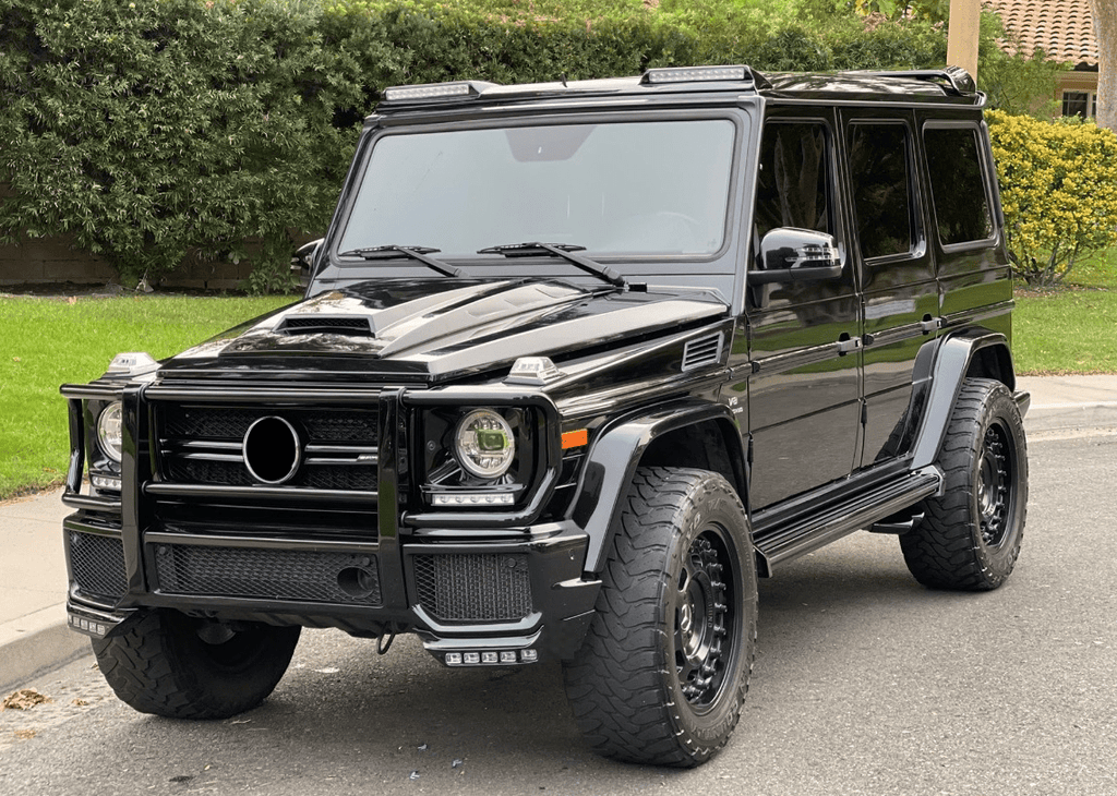Forged LA Aftermarket "B-style" Front Roof Spoiler LED For 90-18 Mercedes G-Class W463 AMG