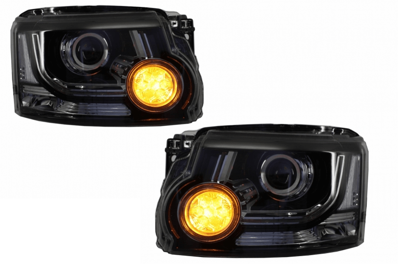 Forged LA Aftermarket Bi Xenon Headlights For Land Rover Discovery LR4 2013-2017 Facelift