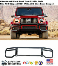 Load image into Gallery viewer, Aftermarket Products Aftermarket Black Front Grille Brush Guard - Mercedes Benz W463 G63 2019+ Style