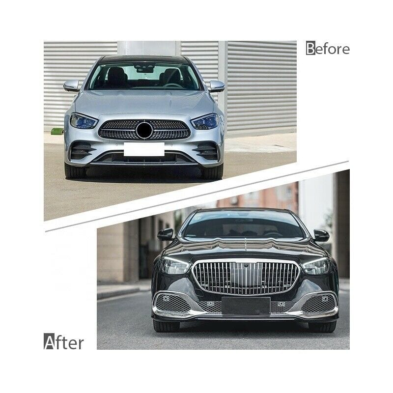 Forged LA Aftermarket Body Kit "Maybach Style For 21-22 Mercedes Benz E-Class Sedan Bumper