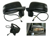 Aftermarket Facelift Black Side Mirrors Set For Benz G Class G500 G55 G63 W463