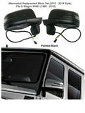 Aftermarket Facelift Black Side Mirrors Set For Mercedes Benz G Wagon/Class G500 G55 G63 W463