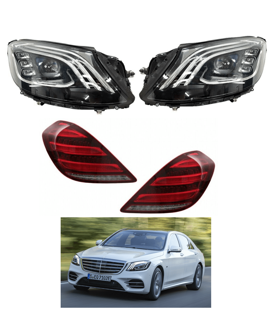 Forged LA Aftermarket for S-CLASS S63 S550 Headlights & Taillight LED AMG S65 W222 - NEW