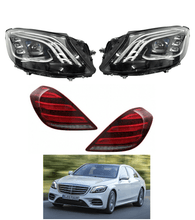 Load image into Gallery viewer, Forged LA Aftermarket for S-CLASS S63 S550 Headlights &amp; Taillight LED AMG S65 W222 - NEW