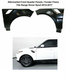 Forged LA Aftermarket Front Fender Panel 14-17 Land Rover R Rover Sport Driver & Passenger