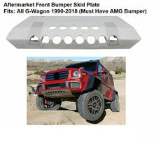 Load image into Gallery viewer, Forged LA Aftermarket G-Class W463 Front Bumper Aluminum Skid Plate 4x4 Style Squared