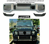Aftermarket G63 Amg 4x4 Front Bumper B-Style Led Lower Lip Amg Body Kit Facelift