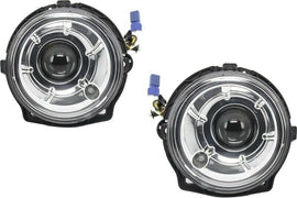 Forged LA Aftermarket G63 Style LED Headlight White Bezel Fits 02-06 Mercedes W463 G Class