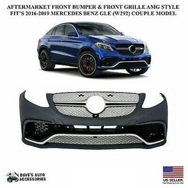 Forged LA Aftermarket GLE63 Coupe Front End Body Kit GLE 2015 2016 2017 2018 2019 Mercedes
