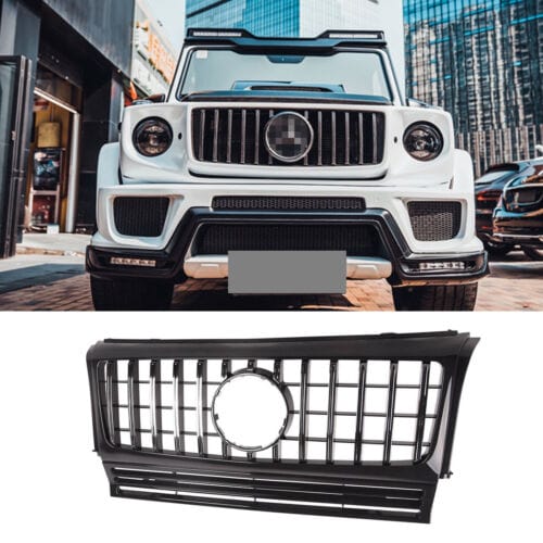 Daves Auto Accessories Aftermarket GT Grille (With Camera Hole) fit for Mercedes Benz W463 G Wagon 1990-2018 G500 G550 G55 G63