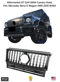 Daves Auto Accessories Aftermarket GT Grille (With Camera Hole) fit for Mercedes Benz W463 G Wagon 1990-2018 G500 G550 G55 G63