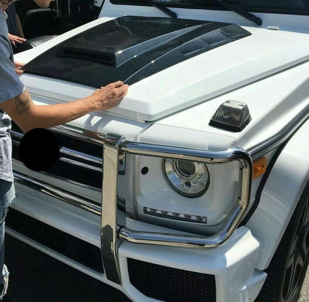 Forged LA Aftermarket Hood Scoop Fits Mercedes W463 G class G500 G55 G63 Plastic B Style