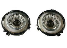 Load image into Gallery viewer, Aftermarket Products AFTERMARKET M-LOOK CHR ROUND LED HEADLIGHTS FIT 07-18 G CLASS G63 G550 W463 AMG