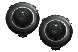 Forged LA AFTERMARKET OE STYLE BLACK HEADLIGHTS FIT 07-18 G CLASS G63 G550 W463 AMG HID