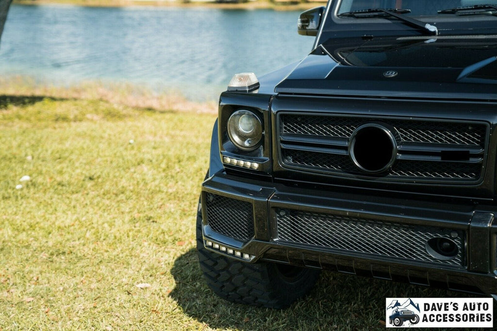 Forged LA AFTERMARKET OE STYLE BLACK HEADLIGHTS FIT 07-18 G CLASS G63 G550 W463 AMG HID