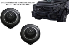 Load image into Gallery viewer, Forged LA AFTERMARKET OE STYLE BLACK HEADLIGHTS FIT 07-18 G CLASS G63 G550 W463 AMG HID