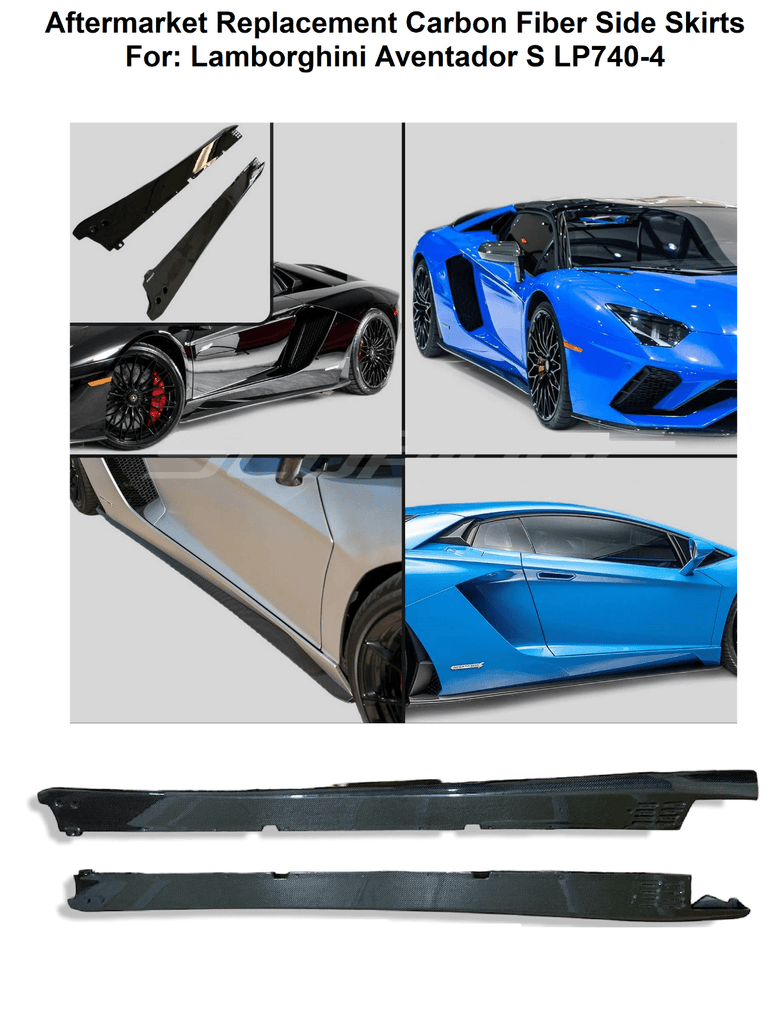 Davesautoacc.com Aftermarket OE Style Forged Carbon Sill Panel (Side Skirt) Lamborghini Aventador.