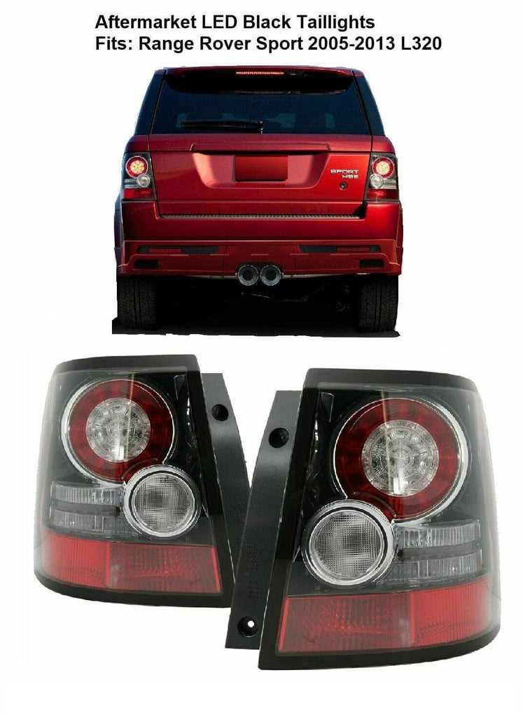 Forged LA Aftermarket Range Rover Sport 2005-2013 L320 LED Tail Light Black Land Rover