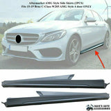 Aftermarket Side Skirts fit W205 15-18 C-Class C63 AMG body kit c300 c450 C43