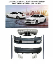 Load image into Gallery viewer, Forged LA Aftermarket W221 AMG Style Front Rear Bumper Body Kit 07-13 MBenz S550 S600 S63