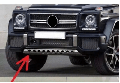 Forged LA Aftermarket W463 G-Class G63 OE Style Guard Skid Plate For AMG Front Bumper