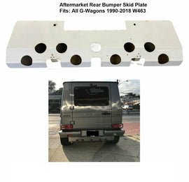 Forged LA Aftermarket W463 G-Class Rear Bumper Guard Skid Plate 4x4 Style G500 G63 G65