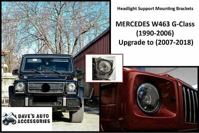Forged LA Aftermarket W463 G-Wagon Headlight Mounting Bracket Upgrade G500 G55 G550 G63