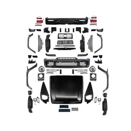 Forged LA Aftermarket W463 to G63 Full Conversion Facelift Bodykit to 2020 B-STYLE G63 G55
