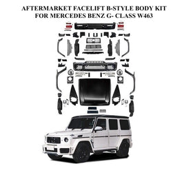 Forged LA Aftermarket W463 to G63 Full Conversion Facelift Bodykit to 2020 B-STYLE G63 G55