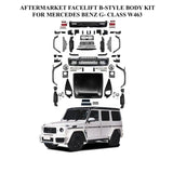 Aftermarket W463 to G63 Full Conversion Facelift Bodykit to 2020 B-STYLE G63 G55