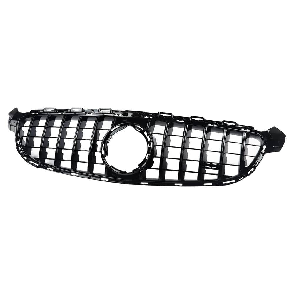 Forged LA All Black Front Bumper Grille For Benz W205 C63 C63S AMG 2019 2020 21 GT R