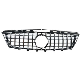 Forged LA AMG Grille For Mercedes CLS W218 GT Panamericana 2011-2014 Black w/Chrome Bar
