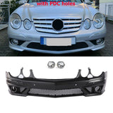AMG Style Front Bumper W/ Fog Lamp Light W/ PDC For 07-09 Benz E-Class W211