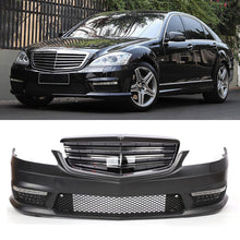 Load image into Gallery viewer, Forged LA AMG style Front Bumper W/Grille W/O PDC W/DRLs for Benz S-Class W221 07-13