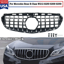 Forged LA AMG Style Front Grill for Mercedes Benz E-Class W212 E250 E300 E350 E400 E500 GT
