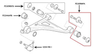 Load image into Gallery viewer, Davesautoacc.com Bentley &amp; Rolls Royce Lower Control Arm Bush Kit (Caster)