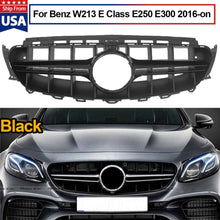 Load image into Gallery viewer, Forged LA BLACK E63 TYPE FRONT BUMPER GRILLE FOR 2016 2017 2018 2019 MERCEDES BENZ W213