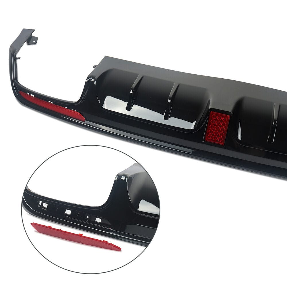 Forged LA Black F1 Type Amg Rear Diffuser W/ Tailpipe for Mercedes S Class W222 2013-2017