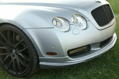 Forged LA Bumper Lip Unpainted Wald Style Fiberglass Front For Bentley Continental 07-09