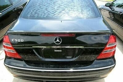 Forged LA Carbon Fiber Rear Lip Spoiler Euro Style For Mercedes-Benz E550 2007-2009