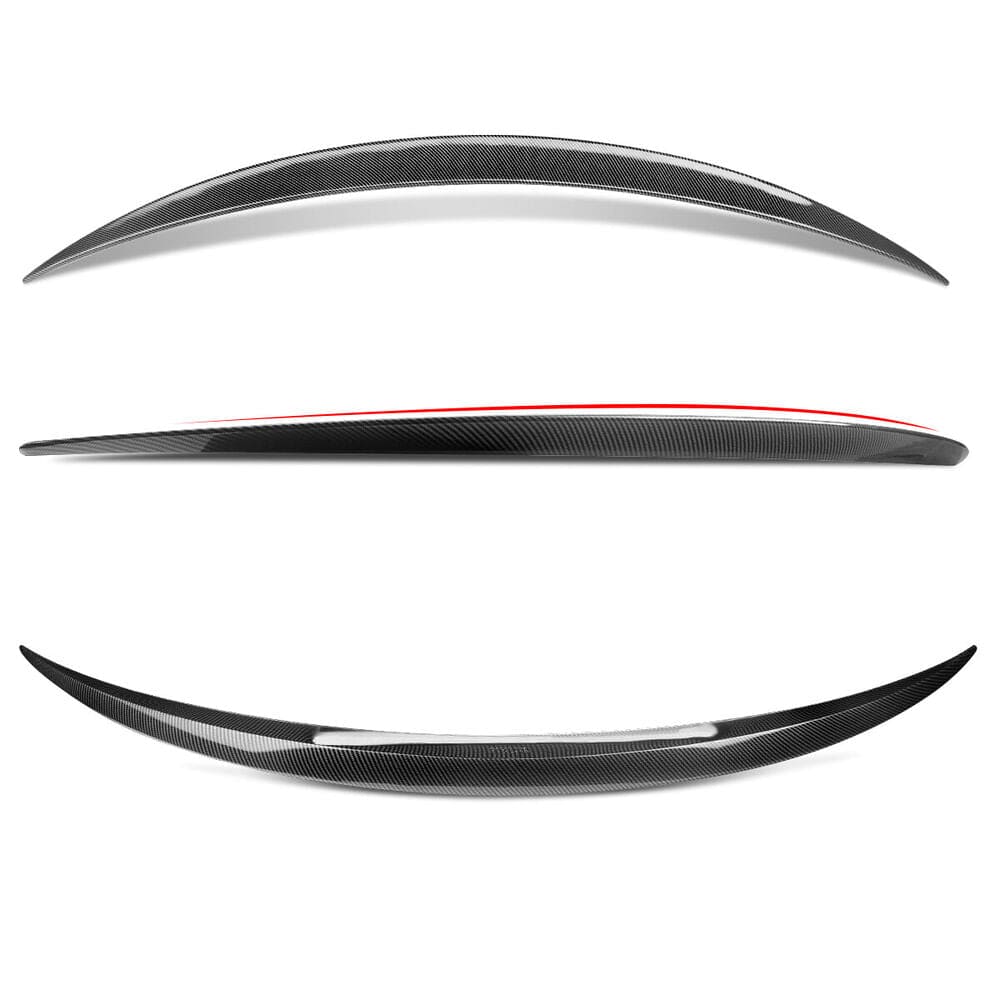 Forged LA Carbon Fiber Trunk Lid Spoiler Wing AMG Style For Mercedes Benz W205 2015-2020