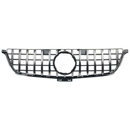 Forged LA Chorme+Black GTR Bumper Grille For Benz ML-Class W166 ML300 ML400 ML550 12-15