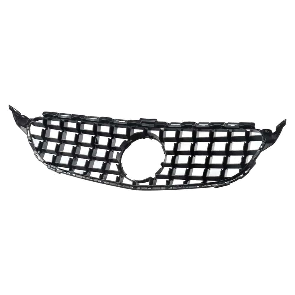 Forged LA Chrome+Black GT-R Style Front Bumper Grille For Mercedes Benz W205 2015-2018