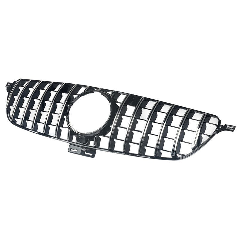 Forged LA Chrome GT Style Front Bumper Grille For Benz GLE W166 GLE350 GLE400 GLE43 15-18