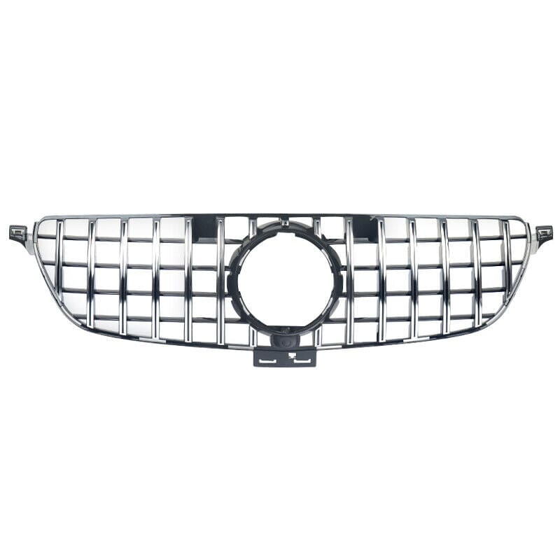 Forged LA Chrome GT Style Front Bumper Grille For Benz GLE W166 GLE350 GLE400 GLE43 15-18